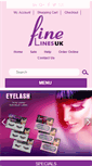 Mobile Screenshot of finelinesuk.com